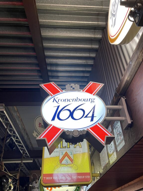 Bier Leuchtreklame Kronenbourg 1664