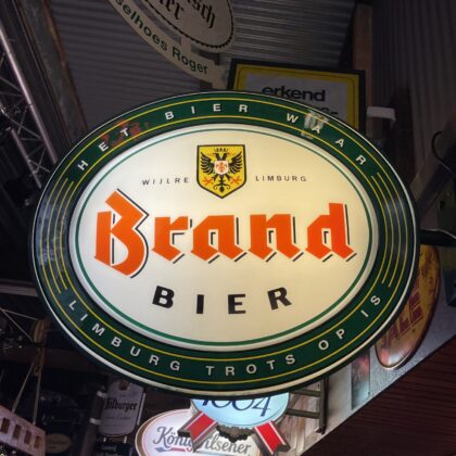 Bier Leuchtreklame Brand