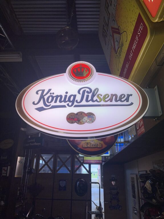Bier Leuchtreklame König Pilsener
