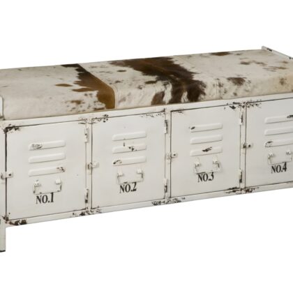 Rindsleder Locker Bench