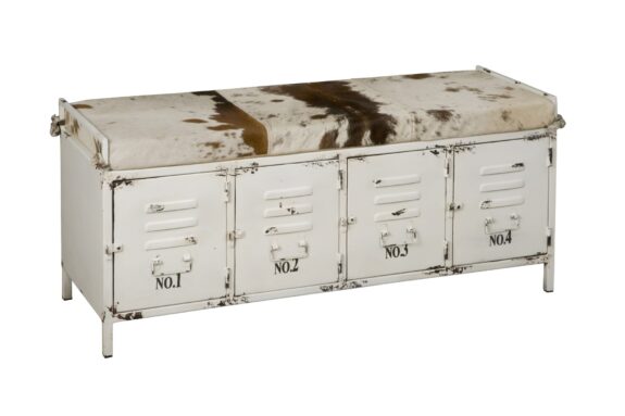 Rindsleder Locker Bench