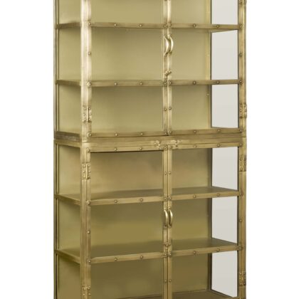 Messing Vitrinenschrank