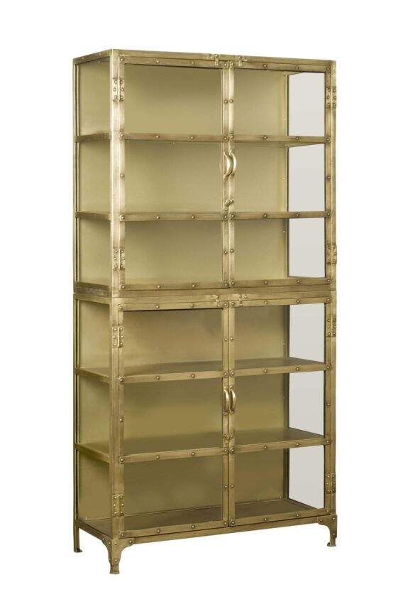 Messing Vitrinenschrank