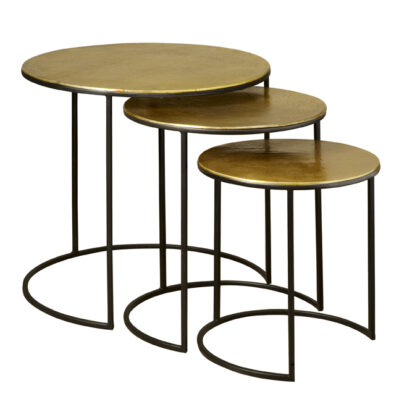 Beistelltisch-Set "Iron Round 3"