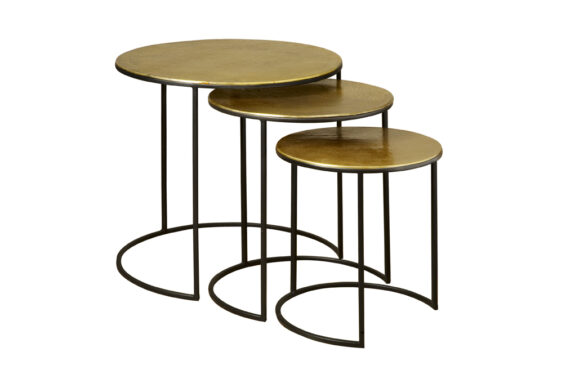 Beistelltisch-Set "Iron Round 3"