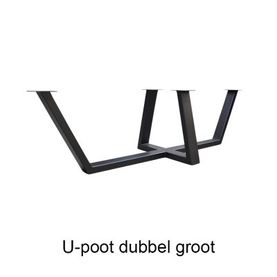 Tischgestell U doppelt Groß